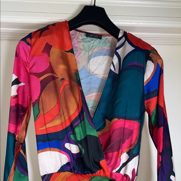 Zara Tops - Zara: Top, multi colors, size Small, worn once…